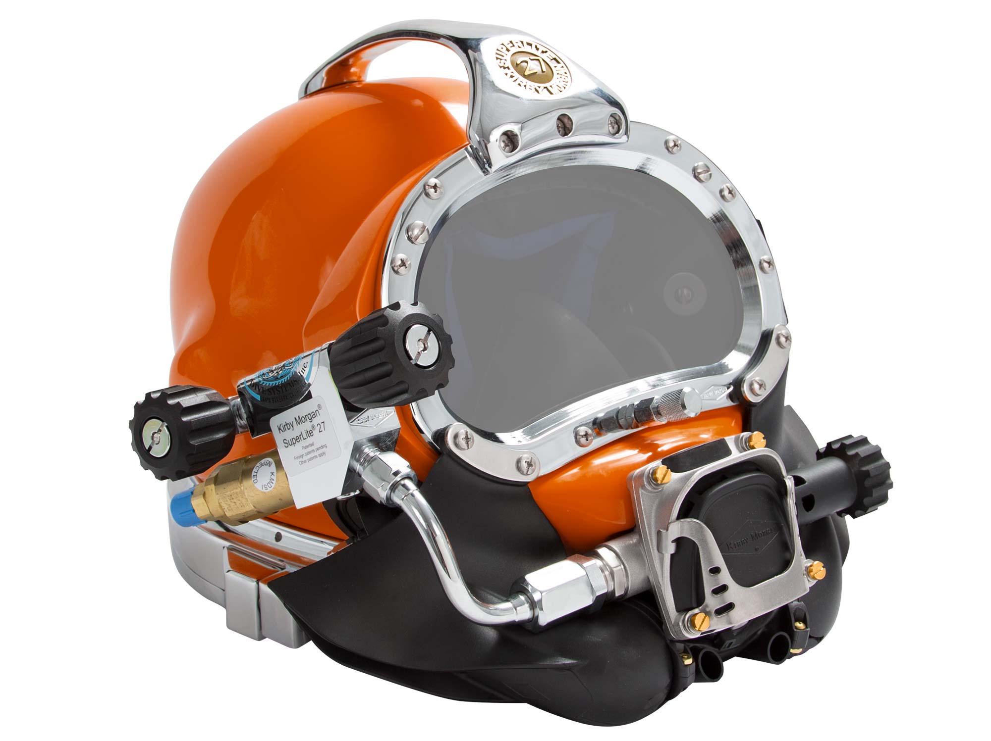 Kirby Morgan SuperLite® 27 Commercial Diving Helmet with Posts and 455  Regulator 500-040