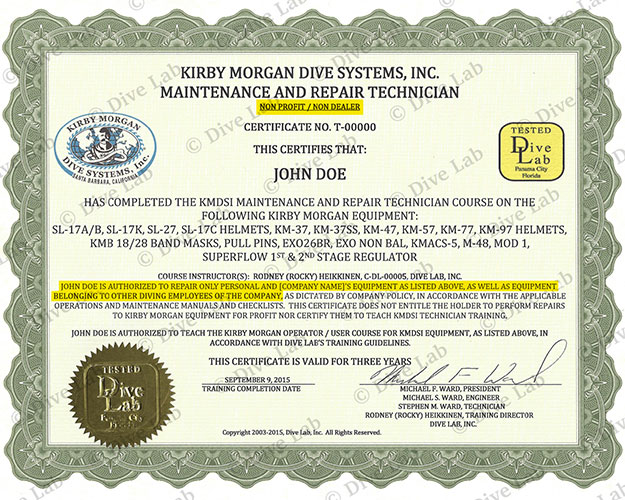 Technician Certificate